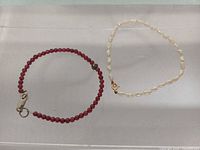 Both bracelets side by side showing overall design and size
