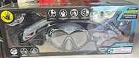 Front view of sealed Body Glove Voyage snorkel set packaging showing mask and snorkel
