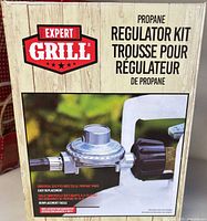 Front of Expert Grill Propane Regulator Kit box