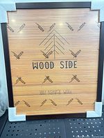 Front view of sealed 16x24 wooden frame with corner protectors