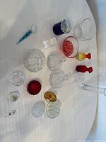 Group shot of all 19 glass pieces
