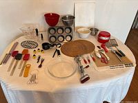 All items laid out on table
