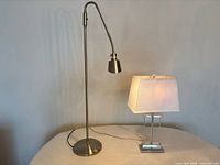 Both lamps side by side powered on