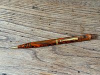 Full view Waterman red ripple mechanical pencil
