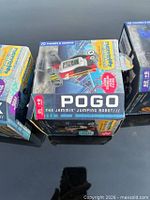 Top view of Pogo robot kit box showing graphics and brand