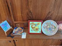 All items grouped on wooden surface