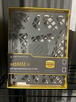 Front view of packaged Scosche webKASE P3 case showing product design and labeling