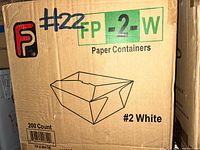 Front of FP-2-W box showing product illustration and count