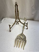 Fork and stand shown together