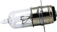 Side view of single 56V dual contact bulb showing glass envelope and metal base