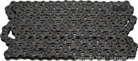 Full view of coiled #35 roller chain