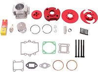Overview of all kit components laid out