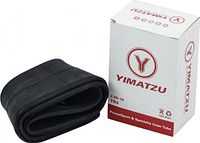 folded inner tube beside branded retail box