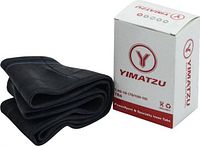 Folded inner tube beside original Yimatzu box showing size and valve info