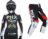 Front view of jersey on mannequin and separate pants