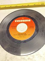 A-side label showing title Feelin' Stronger Every Day, Columbia branding, catalog number