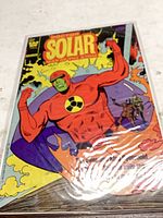 Front cover of Doctor Solar issue #28 in bag and board