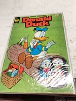 Front cover of Donald Duck issue 240 in bag