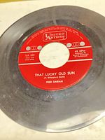 Record showing label side That Lucky Old Sun