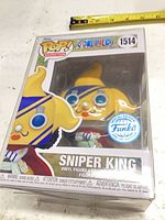 Front of Funko Pop box showing figure and details