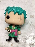 Front view of Funko Pop Roronoa Zoro figure