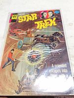 Front cover of Whitman Star Trek comic in sleeve