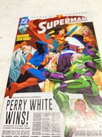 Front cover showing artwork, issue number and headline