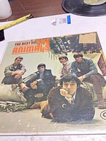 Front cover of The Best of The Animals LP sleeve