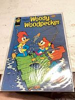 Front cover of Woody Woodpecker #189 in bag and board