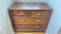 Front view of dresser with drawers closed