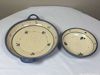 Platter and bowl full view