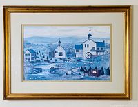 Full framed print on wall
