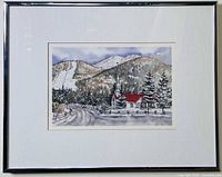 Full view of framed print