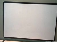 Full view of the whiteboard surface and frame