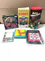 Group shot of six puzzle games