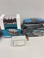 Clairol roller set, Conair roller set, callus remover package