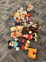 All plush items laid out showing full group