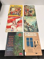 Front covers of all six books