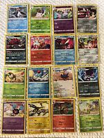 All 16 cards arranged 4×4 for overview