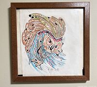 Framed artwork front view