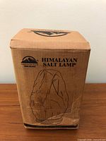 Front of boxed WBM Himalayan Glow salt lamp