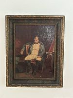 Full view of framed reproduction painting