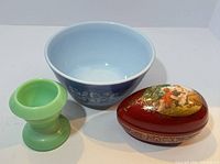 Overall view of all three items
