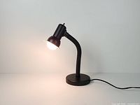 Lamp lit showing overall form and light output
