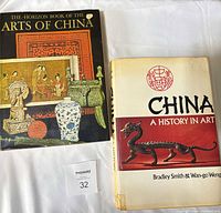 Cover views of both art books side by side