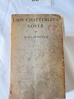 Front cover showing title and foxing
