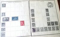 Both Scott album pages showing Bosnia-Herzegovina and Bolivia stamp selections