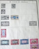 Full album page with all twelve stamps visible