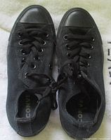 Top view of both sneakers showing overall design and condition