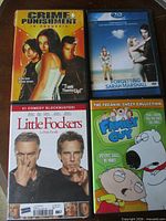 Group shot of all four DVD cases